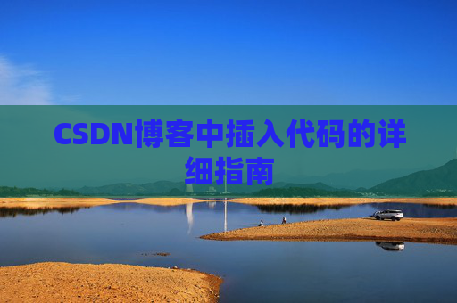 CSDN博客中插入代码的详细指南